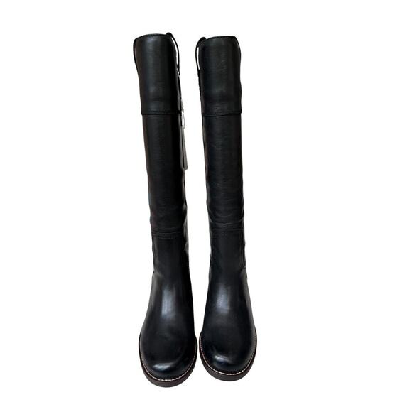 Lucky Brand Women’s Black Hybiscus Wide Calf Boot Size 7.5 M - Picture 8 of 11